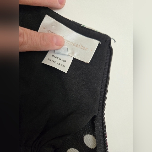 Corey Lynn Calter Floral Polka Dot Strapless Dress with Pockets | Size 2 - Picture 7 of 8